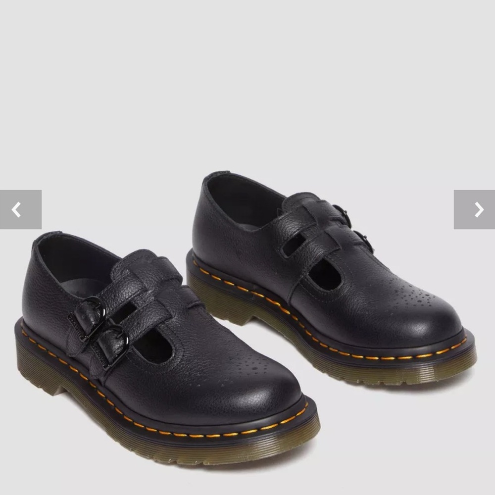 Dr. Martens Mary Jane Leather Buckle Shoes